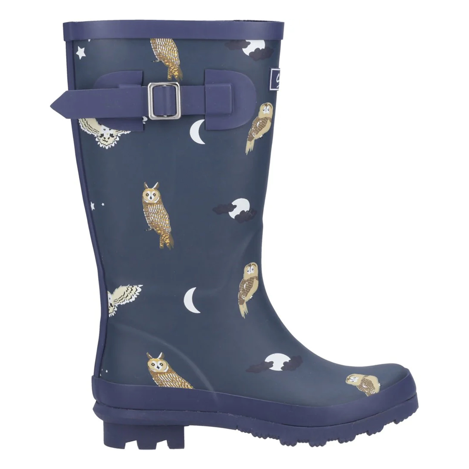 Cotswold - Kinder Gummistiefel "Woodland", Eule (Blau) Image
