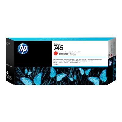 Original HP F9K06A / 745 Druckerpatrone Chromatisches Rot Image
