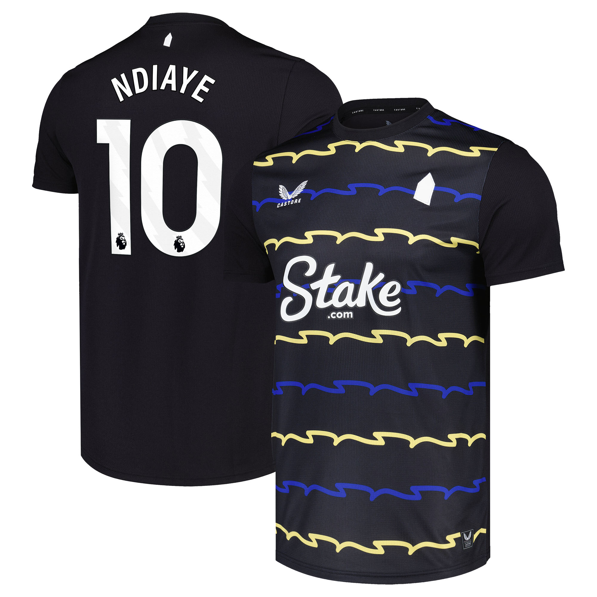 Everton Castore Ausweichtrikot 2025-26 mit Aufdruck Ndiaye 10 Image