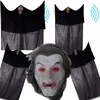Halloween-Dekoration, Outdoor, Indoor, Heimdekoration, Geisterfest, Kammer, Terror, 3,5 m, Gaze, große hängende Geistermaske, Feiern