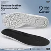 2Pairs Orthopädische Einlegesohlen für Mann Frauen Pu Leder EVA Kissen Einlegesohle Arch Support Pads Sport Schuh Pad Weiche Lauf einfügen