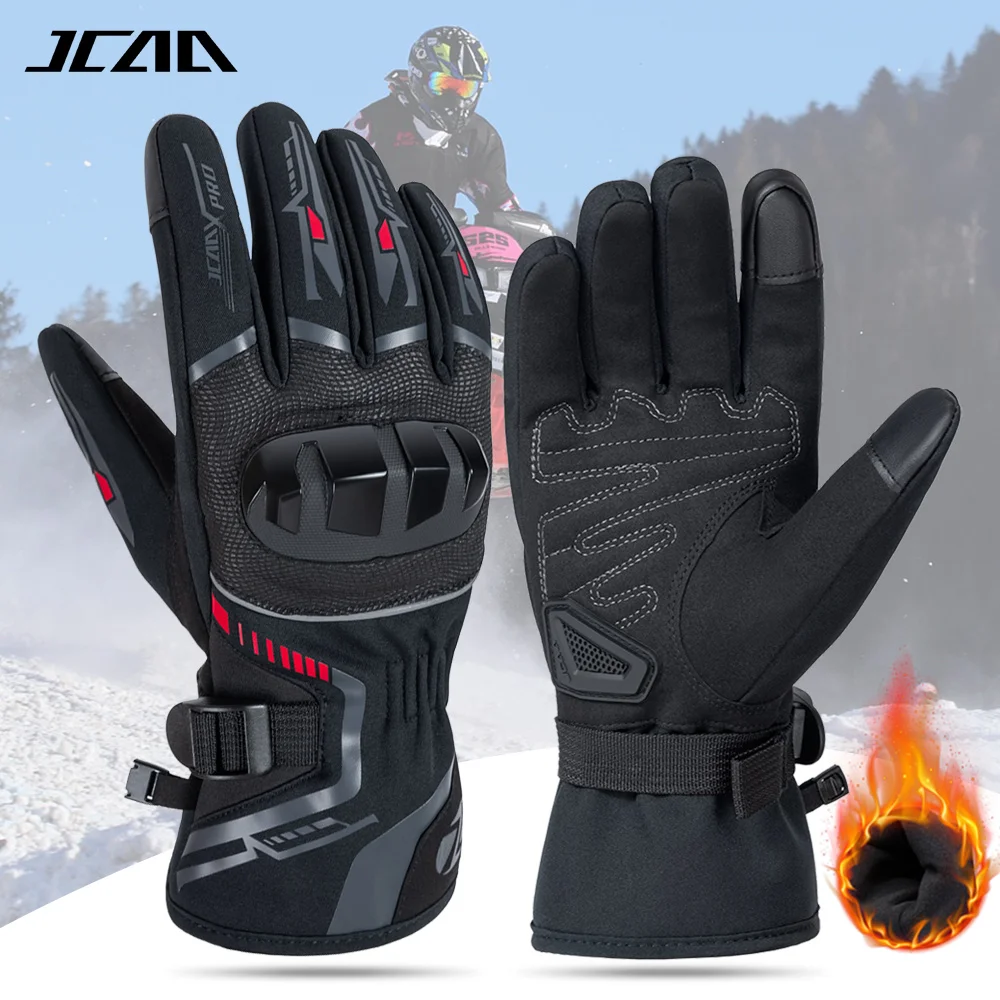 Herbst Winter Motorrad Handschuhe Wasserdicht Warm Halten Guantes Moto Männer Motorrad Reiten Handschuhe Touchscreen Moto Motocross Handschuhe Image