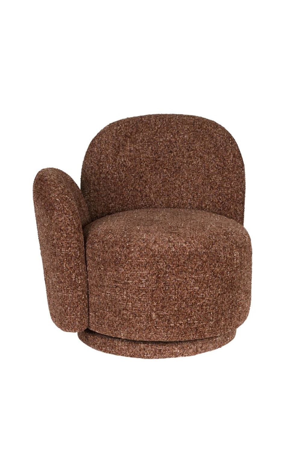 Fauteuil design en tissu rouge