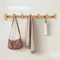 Nordic Solid Wood Hook No Punching Creative Clothes Hook Door Back Wall Clothes and Hats No Punching Hook