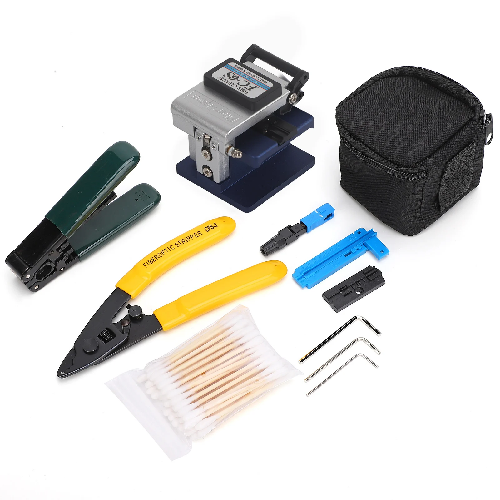 FC-6S FTTH Splicing Splice Fiber Optic Stripping Tool Kit Set mit Fiber Cleaver Image