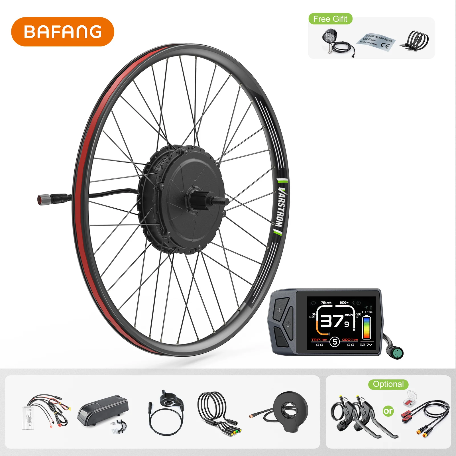 BAFANG G0900 48 V 750 W Hinterradnabenmotor für Fahrrad Hinterradantriebsmotor E-Bike-Motor Elektrofahrrad-Umrüstsatz 26 27,5 700C Image