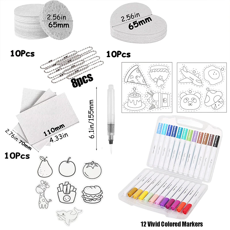 Neue Magie Puffy Farbe Kit Schwamm Puffy Zeichnung Textur Malerei Kit 3D Zeichnung Überraschung Leinwand Schwamm DIY Handgemachte Kunst Liefert Image
