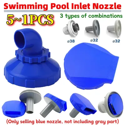 5-1pcs Pool Inlet Nozzles Plastic Swimming Pool Nozzles Replacement Pool Nozzles Pool Return Nozzle for Intex Swimming Pool
