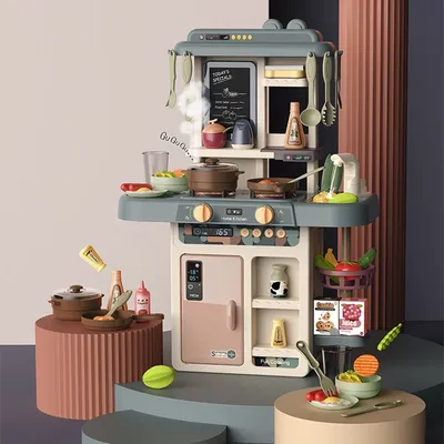 Realistic Kitchen Toys Children's Cooking Interest Cultivation Steam Kitchen Toys Children's Educational Spray Water Cooking