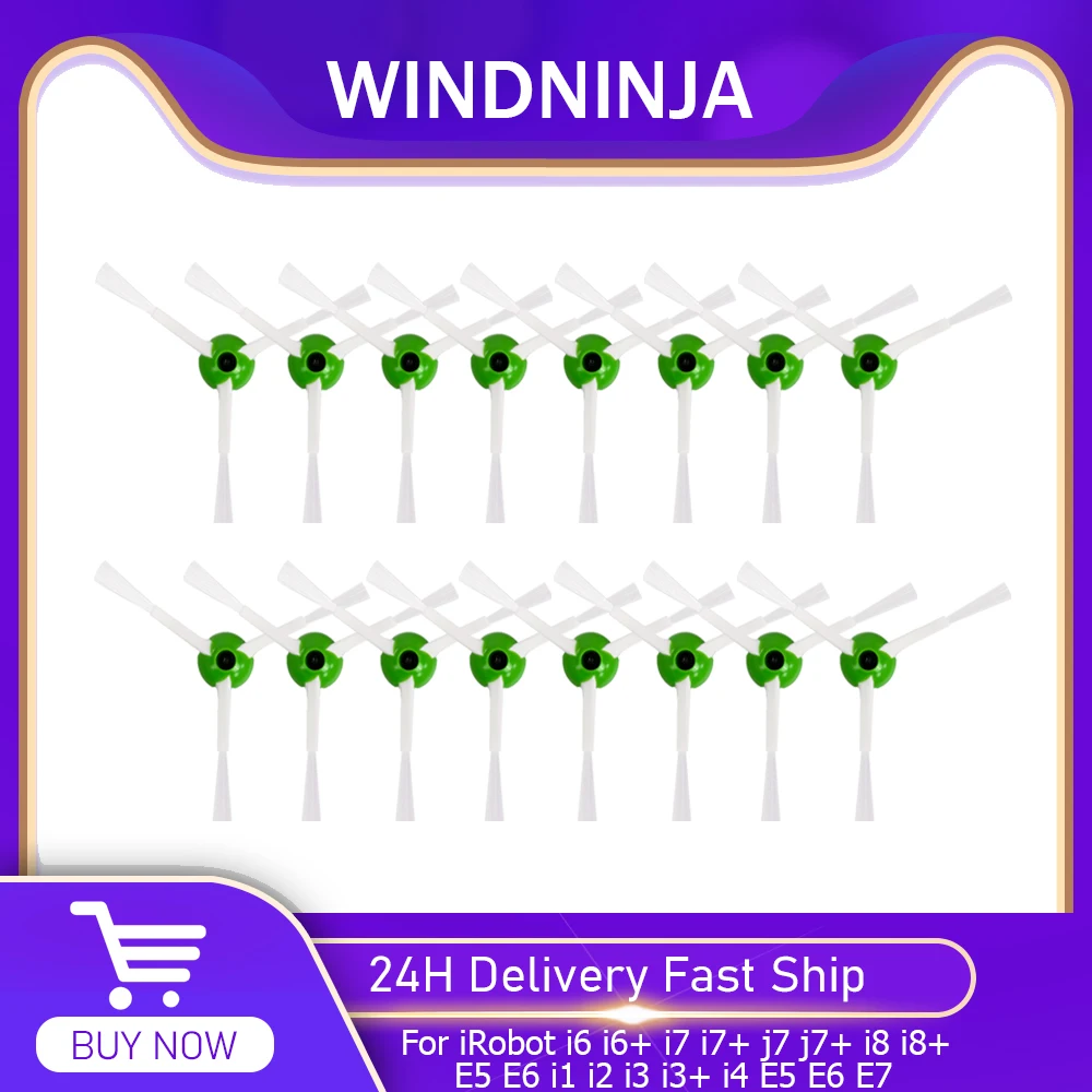 Seitenbürste für iRobot Roomba E I J Serie E5 E6 i1 i2 i3 i3+ i4 i6 i6+ i7 i7+ j7 j7+ i8 i8+ E5 E6 E7 6198 7150 Roboterstaubsaugerteil Image