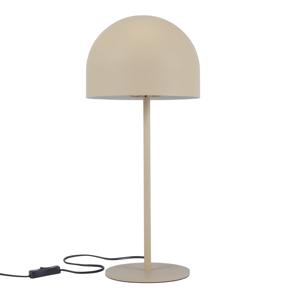 Lampe design en métal beige