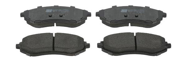 JURID Bremsbelagsatz CHEVROLET,DAEWOO,PROTON 572539J 65396534,96534653,PW892497 Image