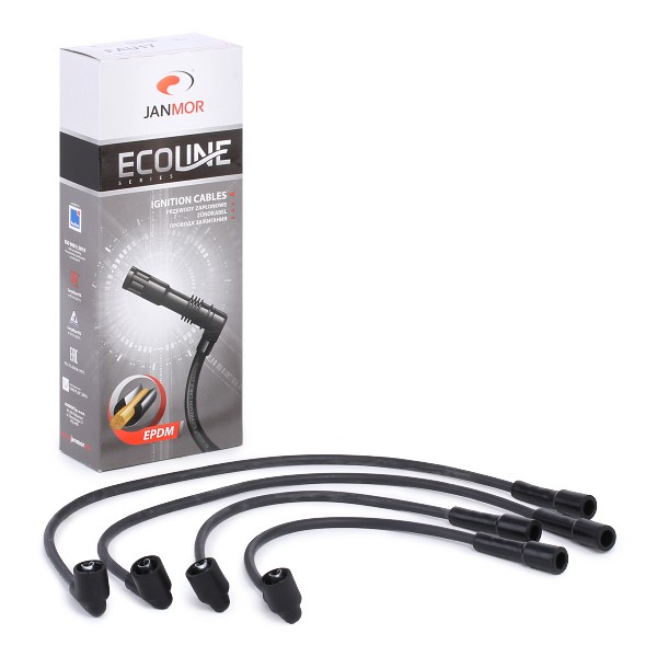JANMOR Zündkabelsatz FIAT,LANCIA FAU17 7598155,7633960,7735340 Zündleitungssatz 7776810,46749624,55202897,55203737 Image