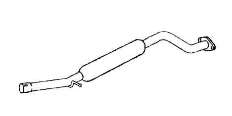 VEGAZ Mittelschalldämpfer MAZDA MZS-217 LF542060XD MSD Image