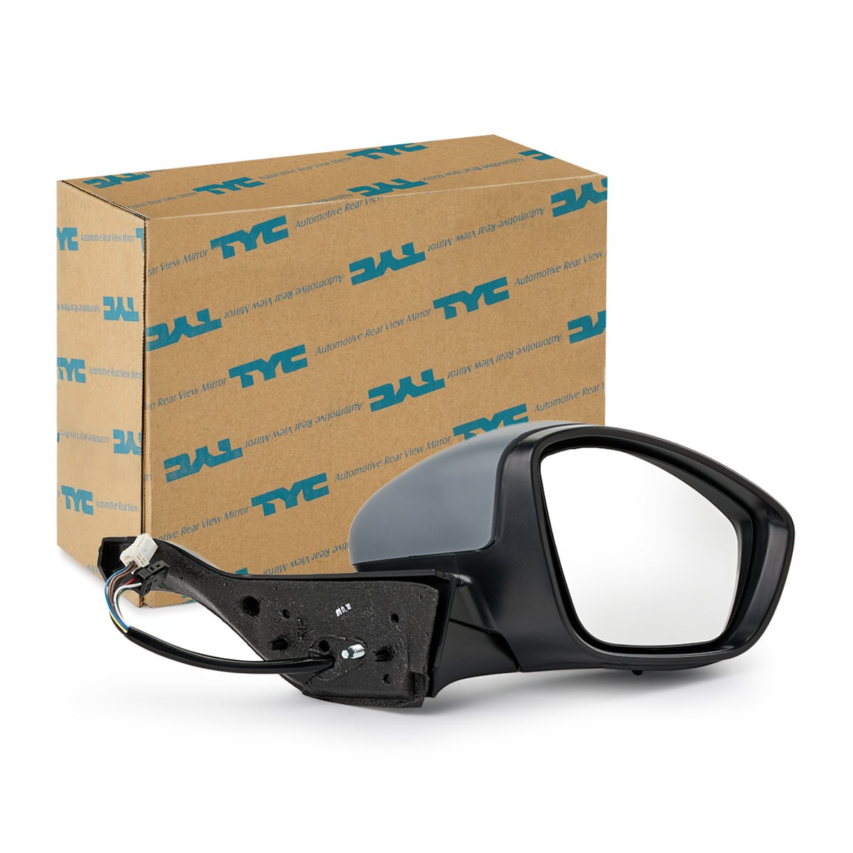 TYC Außenspiegel PEUGEOT 326-0167 1607511680,1607512280,1607512680 Rückspiegel,Seitenspiegel,Autospiegel,Spiegel 1607513080,1610707780,1611240580 Image