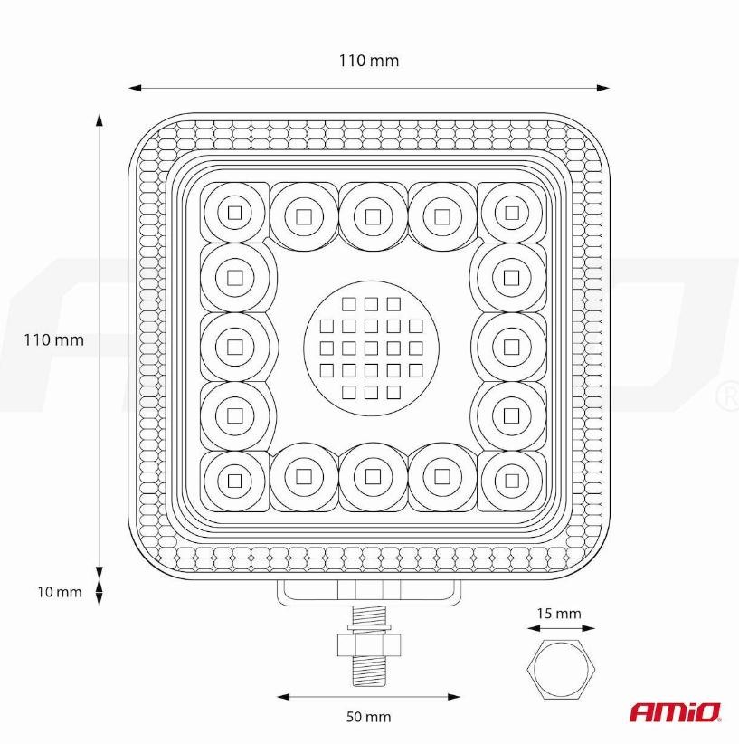 AMiO Arbeitsscheinwerfer 02427 Image
