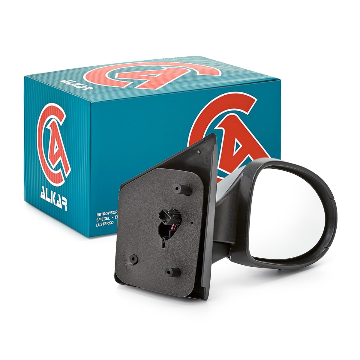 ALKAR Außenspiegel RENAULT 6140171 7701067335,7701067341 Rückspiegel,Seitenspiegel,Autospiegel,Spiegel Image