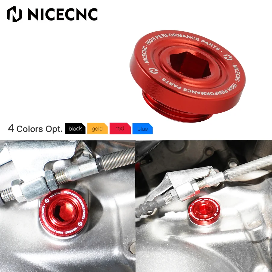NICECNC Tappo Olio Per Yamaha Raptor 700 700R 2006-2024 Tappo di Scarico Olio Motore Coppa Dado Protezione Raptor 700R ATV Accessori