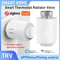 Valvola termostatica Tuya Smart Zigbee, app e telecomando vocale, compatibile con Alexa/Google Home, facile installazione fai-da-te per il riscaldamento del radiatore
