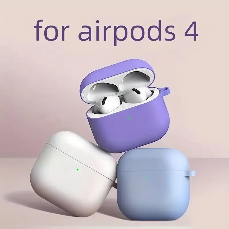 Custodie per auricolari in silicone per Airpods 4/2 Airpods 3 Custodia per cuffie Custodia protettiva per Apple Airpods Pro 2 Airpods Cover
