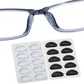 5 paia/lotto Nasello In Silicone antiscivolo Per Occhiali Da Vista E Occhiali Da Sole Morbide Anti Slip Naselli Occhiali Da Lettura Accessori