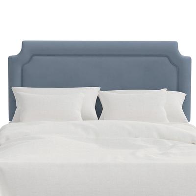 Vanessa Headboard - Clipped, Clipped/Velvet Ocean, King - Grandin Road