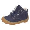Lauflernschuh PEPINO BY RICOSTA "Colin WMS: weit", Kinder, Gr. 22, blau (navy), Leder, casual, Schuhe, Babyschuh, Winterstiefel mit Warmfutter, Größenschablone zum Download