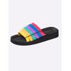 Badepantolette SIEBI`S, Gr. 37, bunt, Synthetik, Schuhe Pantolette