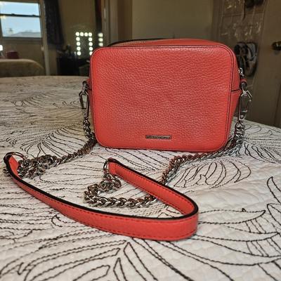 Rebecca Minkoff Bags | Euc Rebecca Minkoff Zip Moto Camera Bag Coral Pink | Color: Orange/Pink | Size: Os