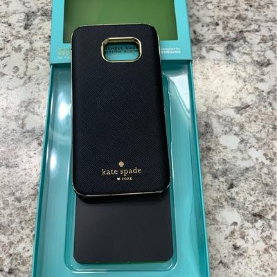 Kate Spade Other | Kate Spade Protective Hardshell Phone Case For Samsung Galaxy S10 Used | Color: Black/Gold | Size: Os