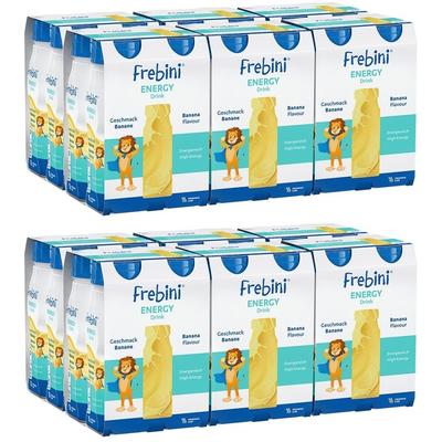 2x Frebini Energy Drink Banane Trinkflasche 2x6x4x200 ml Flüssigkeit