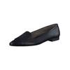 Ballerina PAUL GREEN "Paul Green Ballerinas Glattleder", Damen, Gr. 39, schwarz, Glattleder, casual, Schuhe