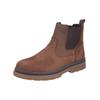 Stiefelette RIEKER "Rieker Stiefelette Leder/Textil", Herren, Gr. 44, braun (dunkelbraun), Leder, Textil, casual, Schuhe