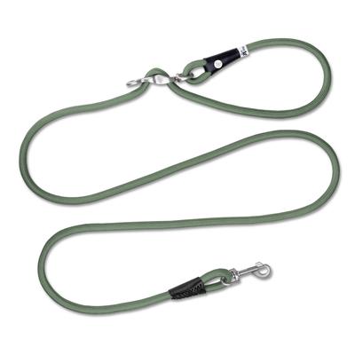 Curli Vario Comfort Leine, moos Gr. L 200 cm lang, Ø 10 mm Hund