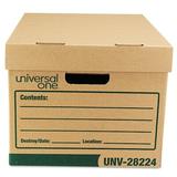 Universal® Recycled Record Storage Box, Letter, 12" x 15" x 10", Kraft, 12/Carton Corrugated in Brown | 29.38 H x 12.44 W x 21.06 D in | Wayfair