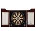 Viper Hudson All-In-One Bristle Dartboard & Cabinet Set in Brown/Gray | 3.13 H x 21.5 W x 41.5 D in | Wayfair 40-0219