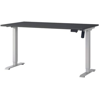 Germania-Werke Schreibtisch höhenverstellbar (elektrisch) »Boras« 140 cm grau, 140x119x80 cm Image