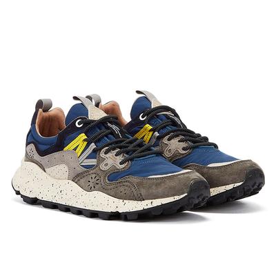 Flower Mountain Yamano Wildleder Herren Grau/Blau Turnschuhe Image