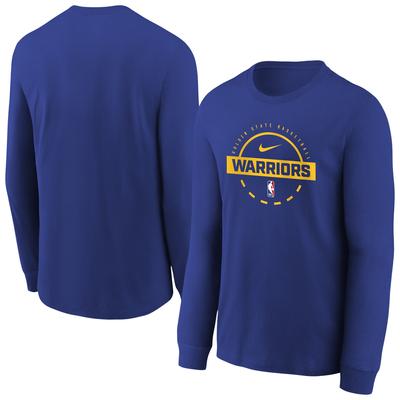 Golden State Warriors Nike Trainings-Langarm-T-Shirt – Jugendliche Image
