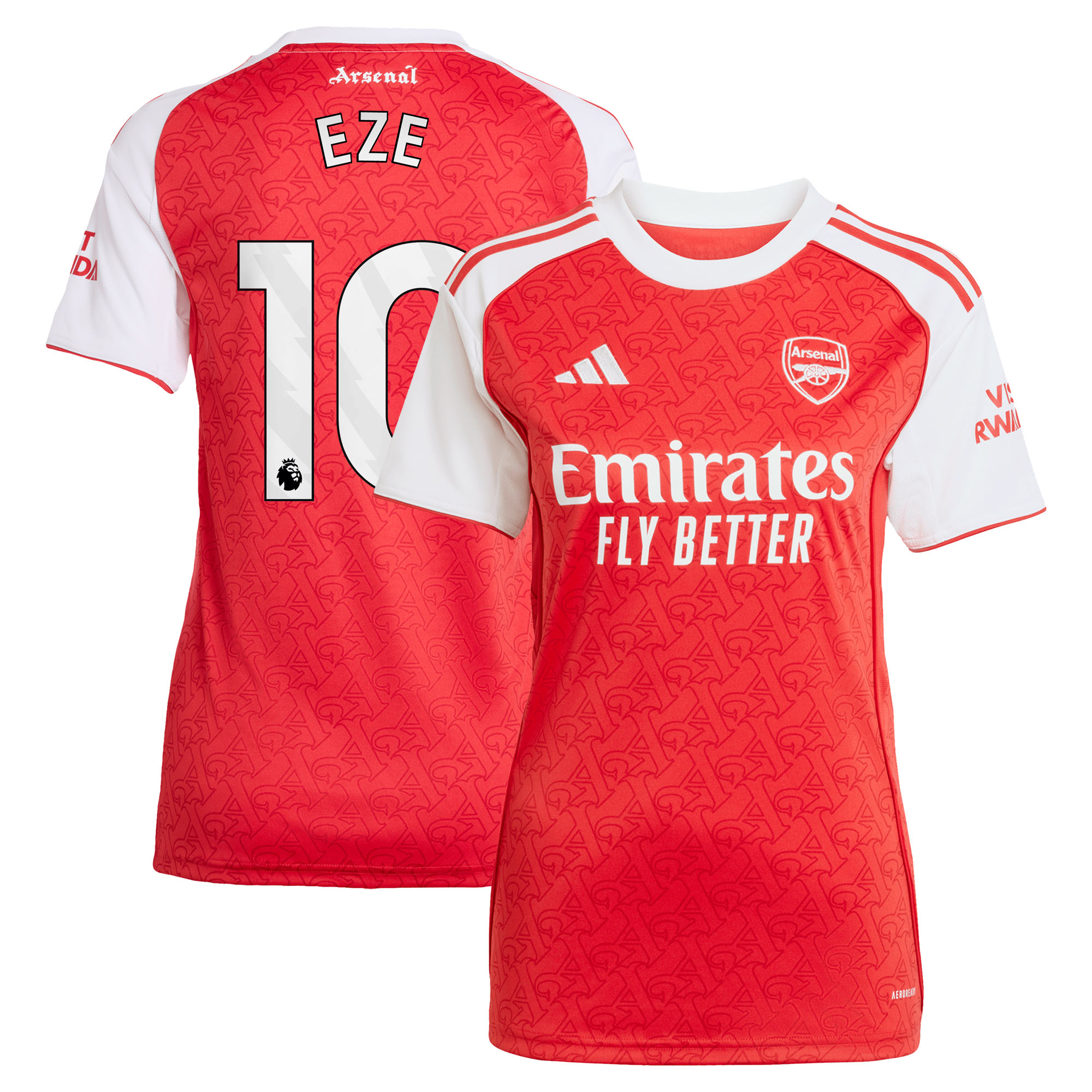 Maillot Domicile Arsenal adidas 2025-26 - Femme avec flocage Eze 10
