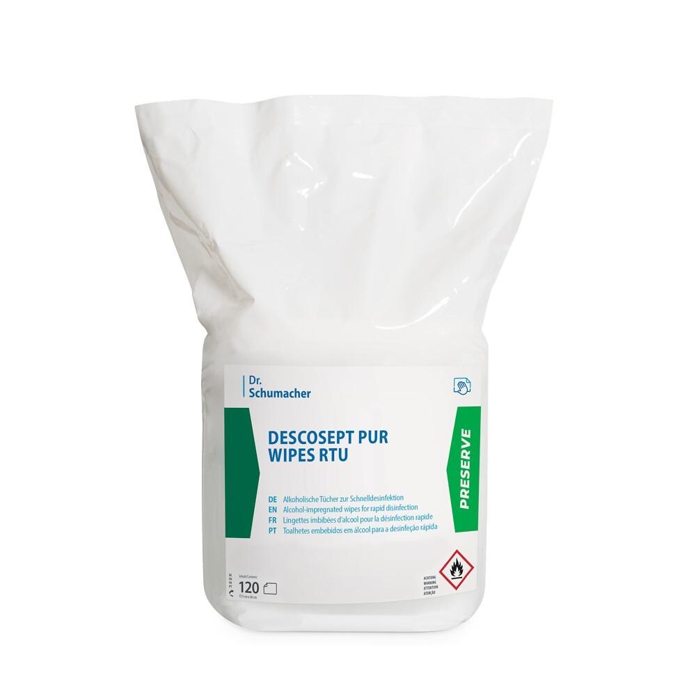 DESCOSEPT PUR Wipes RTU Nachfüllpack 120 Tücher Image