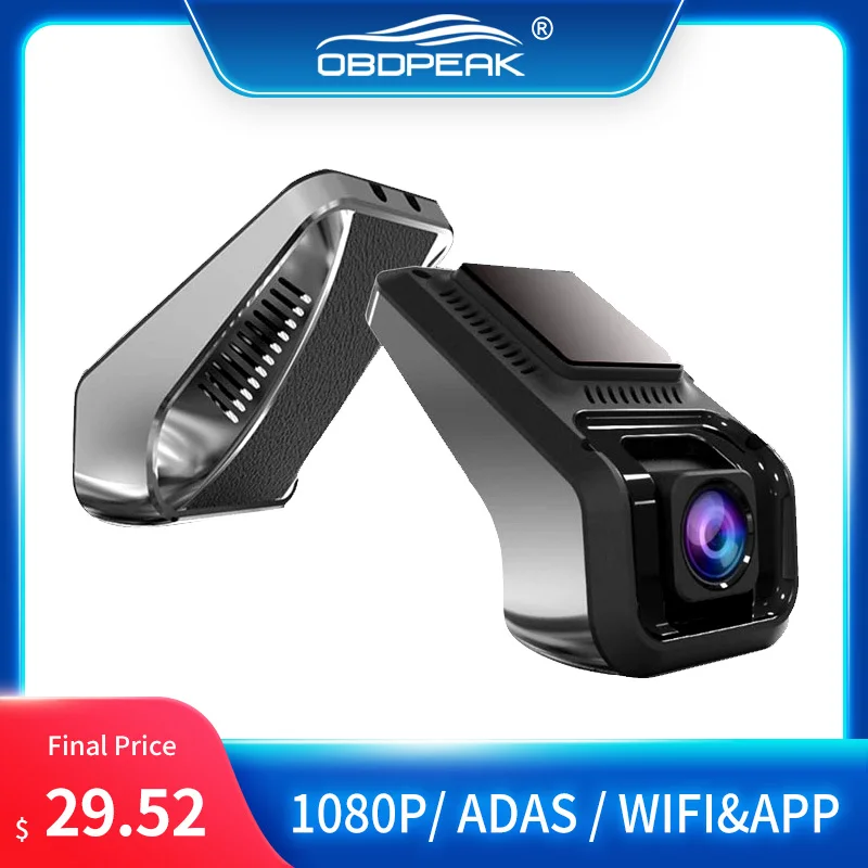 Caméra embarquée X9 Pro FHD 1080P DVR ADAS WIFI 1080P, enregistreur vidéo intelligent pour voiture, application téléphonique, mini caméra frontale, objectif vidéo, enregistreur de conduite, connexion