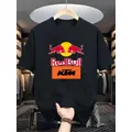 T-shirt exclusif Red Bull F1 Team Fan Club pour hommes, T-shirt d'été à manches courtes respirant à séchage rapide pour le jour de la piste