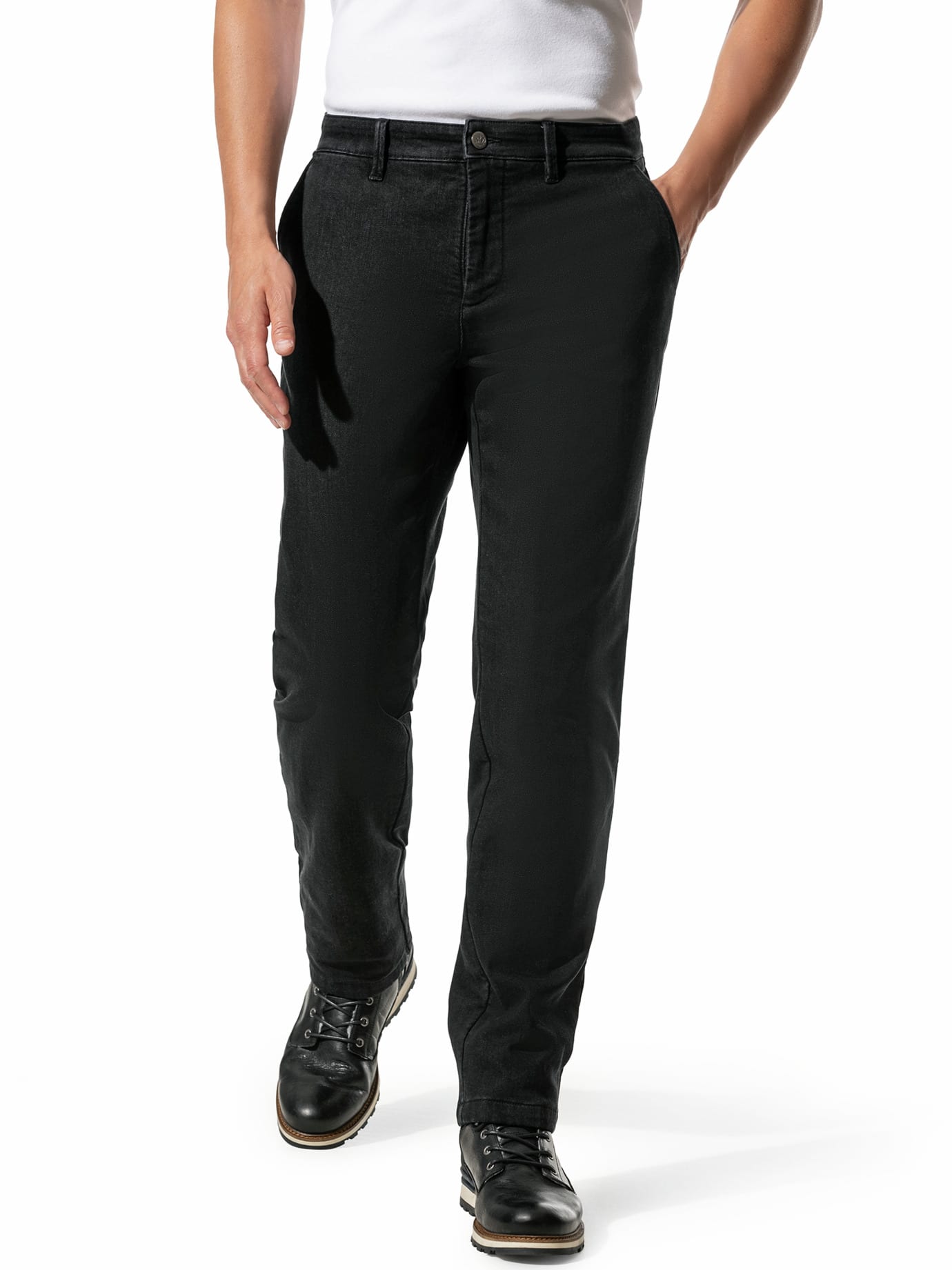 Walbusch Herren Thermojeans Chino 2.0 Schwarz
