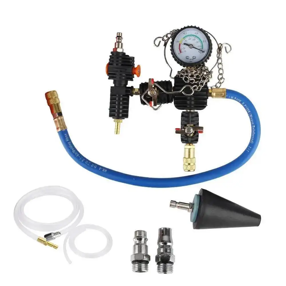 Auto Kühler Kühlmittel System Vakuum Purge Wasser Frostschutz Wechsler Kühlmittel Nachfüllen Tool Kit Mit Adapter Image
