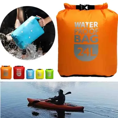 Outdoor Waterproof Bag Diving Seal Mobile Phone Clothes Storage Bag Upstream Waterproof Water Tank Snorkeling Swimming Beach Bag