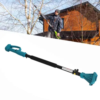 1.5m Cordless Pruning Shears Extension Pole Anti Slip Handle Electric Tree Pruner Pole for Electric Chainsaws with High Branch