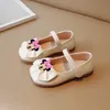 Disney Minnie Sandalen Mädchen Leder Schuhe Frühling Herbst Kinder Prinzessin Schuhe Mickey Maus Kinder Casual schuhe