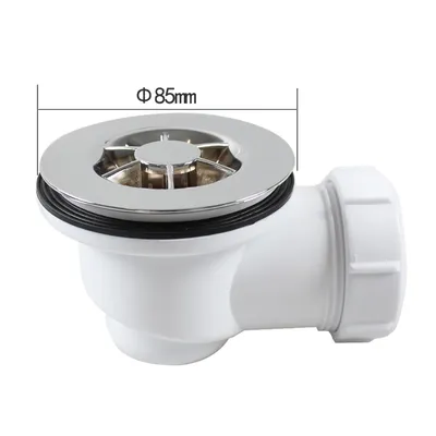 Talea Shower Drain Waste Kit 85MM Shower Drain White QF059