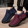 Stiefel Frau Schnee Plus Größe Schuhe Frauen Slip Auf Frauen Schuhe Schwarz Stiefeletten Wasserdicht Paar Plüsch Winter Stiefel Botas Mujer